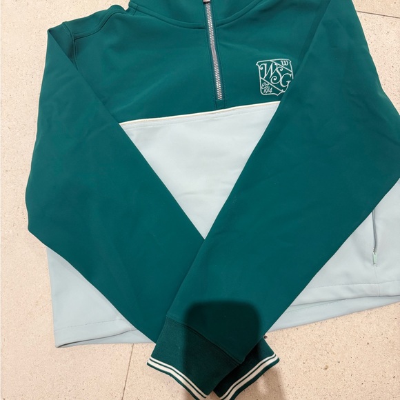 Wilson Green and White Varsity Jacket - Picture 8 of 9